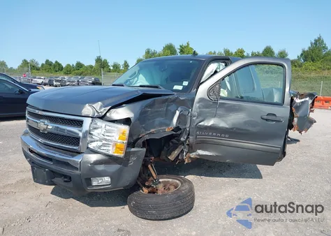 2011 Chevrolet Silverado 1500 Lt из США, поврежденный, VIN 1GCRKSE35BZ105342